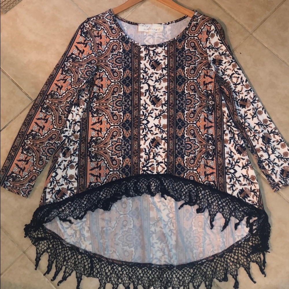 Women’s VINTAGE HAVANA long sleeve blouse size L